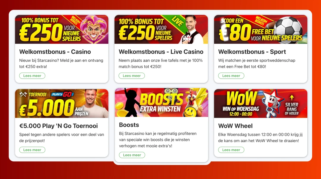 Starcasino Welcome Bonus